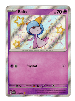 2024 Ralts #153 Paldean Fates