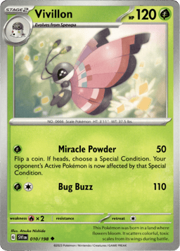 2023 Vivillon #10 Scarlet & Violet