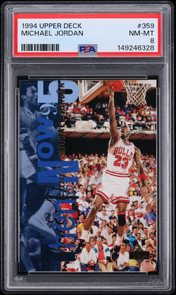 1994 Upper Deck Basketball Michael Jordan #359 PSA 8 NM-MT