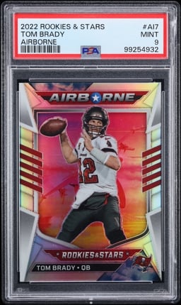 2022 Panini Rookies & Stars Airborne Tom Brady #AI-7 PSA 9 MINT