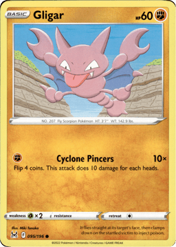 2022 Gligar #95 Lost Origin