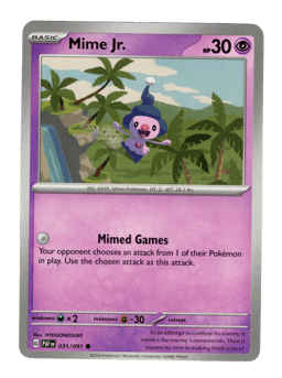 2024 Mime Jr. #31 Paldean Fates
