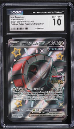 2025 Pokemon SV Black Star Promo Paldean Fates Premium Collection Iron Treads ex #73 CGC 10 GEM