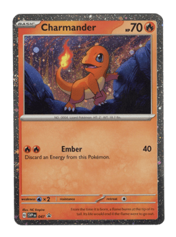 2023 Charmander #47 Scarlet & Violet Black Star Promos