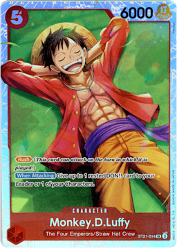 2025 Monkey.D.Luffy (foil) #14 EX Gear 5