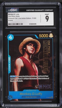 2024 One Piece Promo Premium Live Action Edition Monkey D. Luffy #P-055 CGC 9 MINT