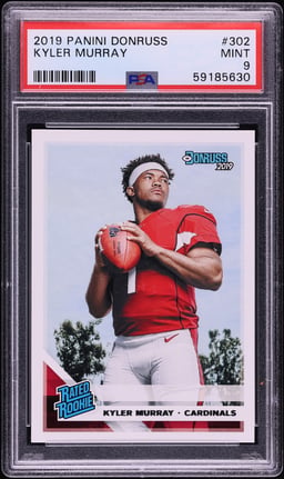 2019 Donruss Football Kyler Murray ROOKIE #302 PSA 9 MINT