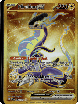 2023 Miraidon ex #253 Scarlet & Violet