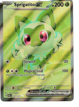2026 Sprigatito ex #251 Ascended Heroes