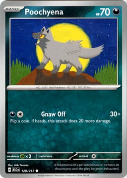 2026 Poochyena #128 Ascended Heroes