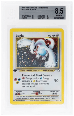 2000 Pokemon Neo Genesis 1st Edition Holo Lugia #9