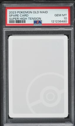 2023 Pokemon Japanese Old Maid Super High Tension Spare Card PSA 10 GEM MINT