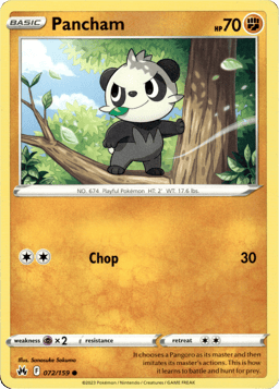 2023 Pancham #72 Crown Zenith