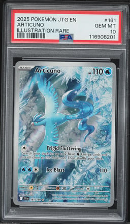 2025 Pokemon Scarlet & Violet Journey Together IR Articuno #161 PSA 10 GEM MINT