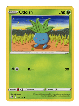 2022 Oddish #1 Lost Origin