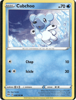 2020 Cubchoo #48 Darkness Ablaze