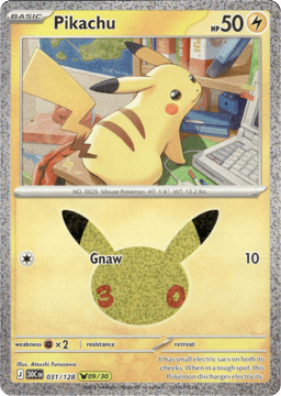 2026 Pikachu #31 30th Celebration