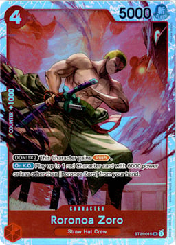 2025 Roronoa Zoro (foil) #15 EX Gear 5