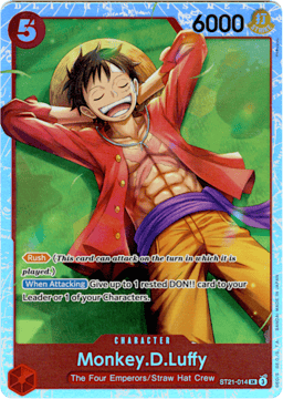 2025 Monkey.D.Luffy (foil) #14 EX Gear 5