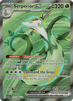 2025 Serperior ex #156 Black Bolt