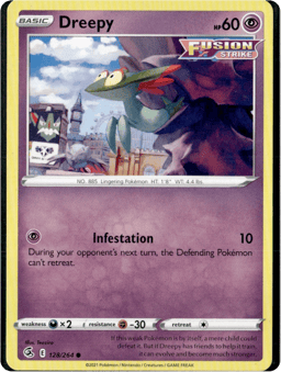 2021 Dreepy #128 Fusion Strike