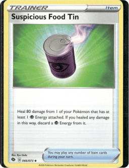 2020 Suspicious Food Tin #66 Champion's Path
