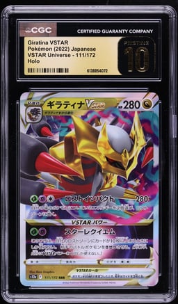 2022 Pokemon Japanese Sword & Shield VSTAR Universe Holo Giratina VSTAR #111 CGC 10 PRISTINE
