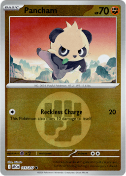 2026 Pancham (Energy Reverse) #115 Ascended Heroes