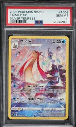 2022 Pokemon Sword & Shield Silver Tempest CHR Milotic #TG02 PSA 10 GEM MINT