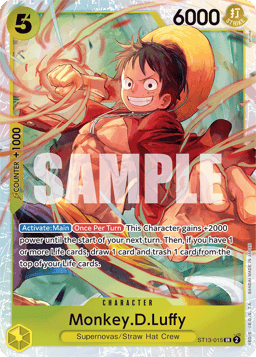 2024 Monkey.D.Luffy (foil) #15 Ultra Deck: The Three Brothers