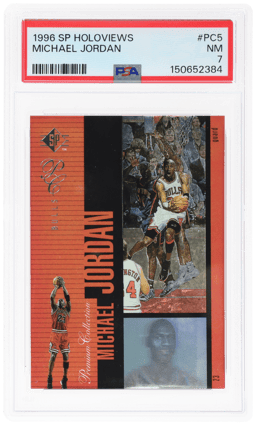 1996 SP Holoviews Michael Jordan #PC5 PSA 7