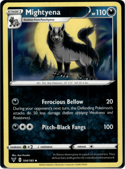 2020 Mightyena #104 Vivid Voltage