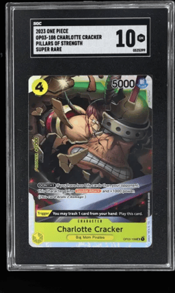 2023 One Piece Pillars of Strength Super Rare Charlotte Cracker #OP03108 SGC 10