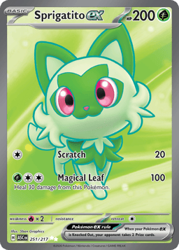 2026 Sprigatito ex #251 Ascended Heroes