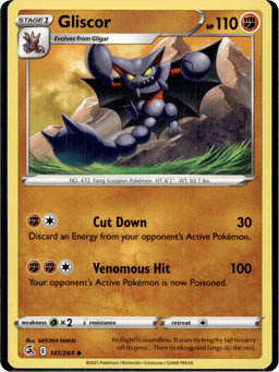 2021 Gliscor #141 Fusion Strike