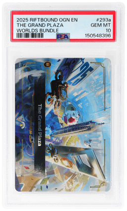 2025 Riftbound League of Legends Origins Worlds Bundle Shanghai the Grand Plaza #293a PSA 10