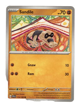 2023 Sandile #115 Scarlet & Violet