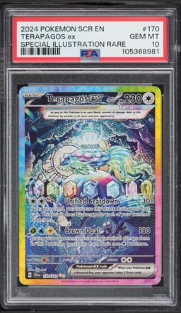 2024 Pokemon Scarlet & Violet Stellar Crown SIR Terapagos Ex #170 PSA 10 GEM MINT