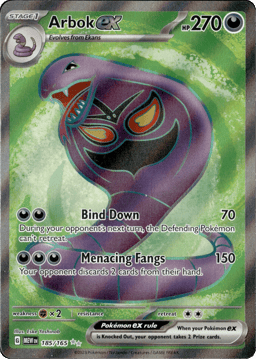 2023 Arbok ex #185 151