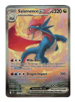 2025 Salamence ex #187 Journey Together