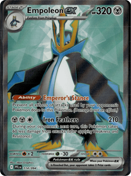 2025 Empoleon ex #114 Phantasmal Flames