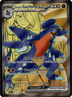 2025 Cynthia's Garchomp ex #215 Destined Rivals