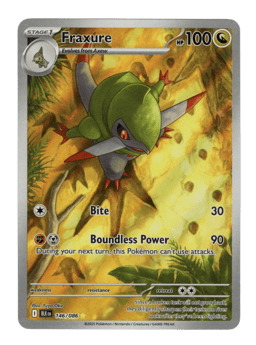 2025 Fraxure #146 Black Bolt