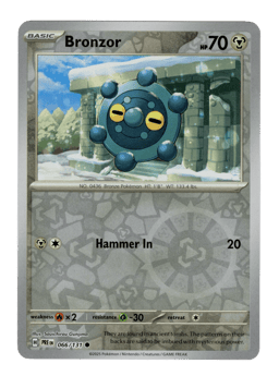 2025 Bronzor #66 Prismatic Evolutions