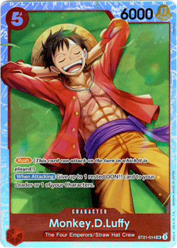 2025 Monkey.D.Luffy (foil) #14 EX Gear 5