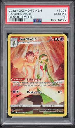 2022 Pokemon Sword & Shield Silver Tempest Full Art Gardevoir #TG05 PSA 10 GEM MINT