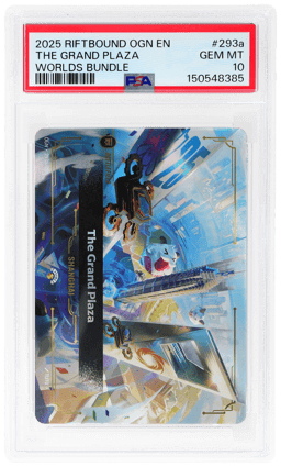 2025 Riftbound League of Legends Origins Worlds Bundle Shanghai the Grand Plaza #293a PSA 10
