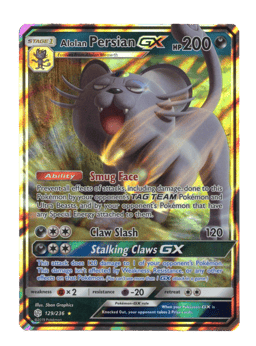 2019 Alolan Persian-GX #129 Cosmic Eclipse