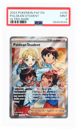 2024 Pokemon Scarlet and Violet Paldean Fates Ultra Rare Paldean Student #230 PSA 9
