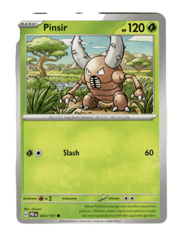 2025 Pinsir #3 Prismatic Evolutions